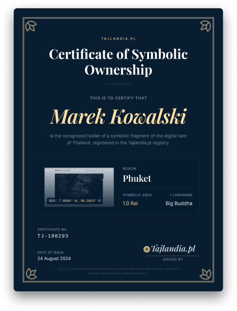 Certificate of Symbolic Ownership